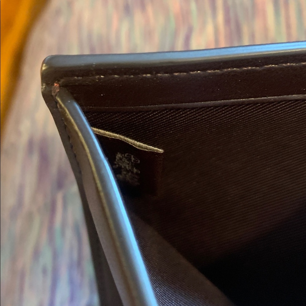 Coach Women's Purple, Black, and Brown Leather Wallet retired tabby 49 - Picture 6 of 8